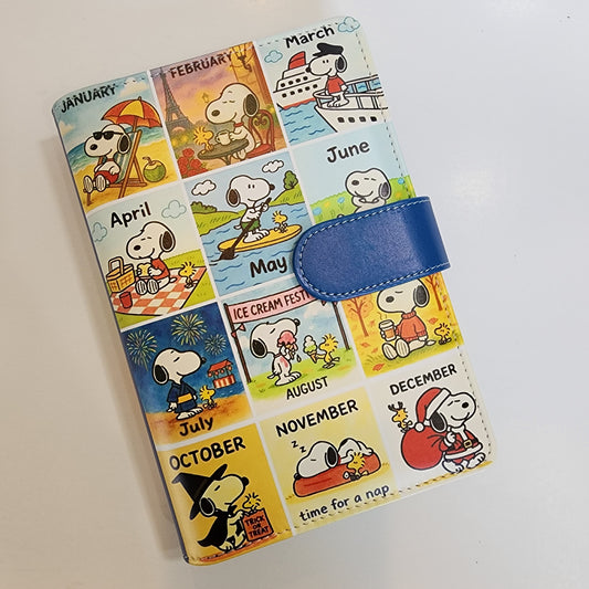 Monthly Snoopy- A6 Binder