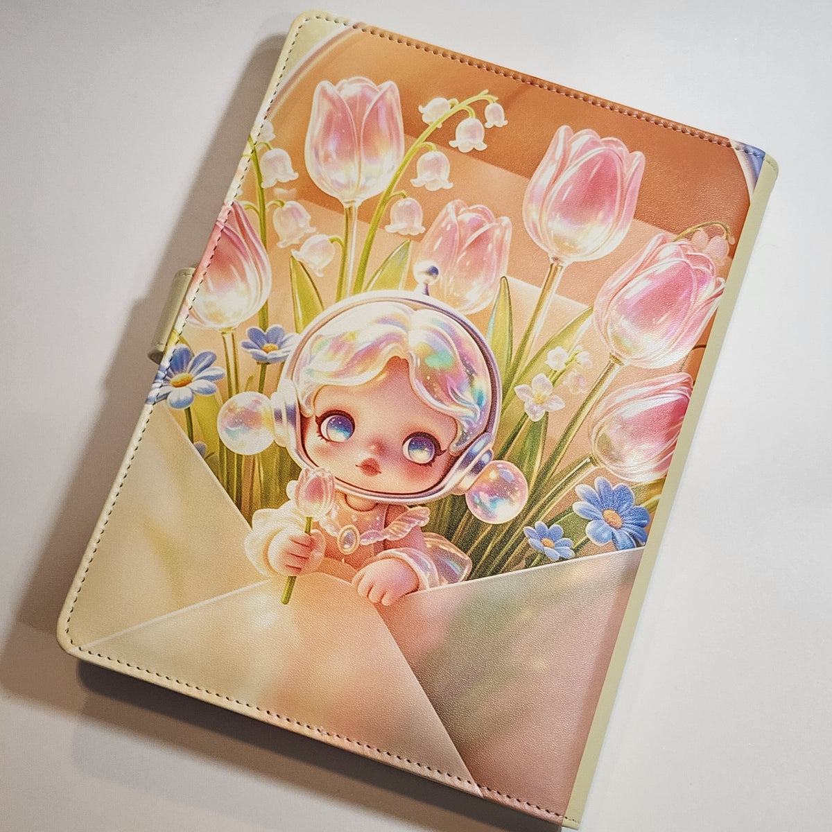 Skullpanda Tulips - A5 Binder