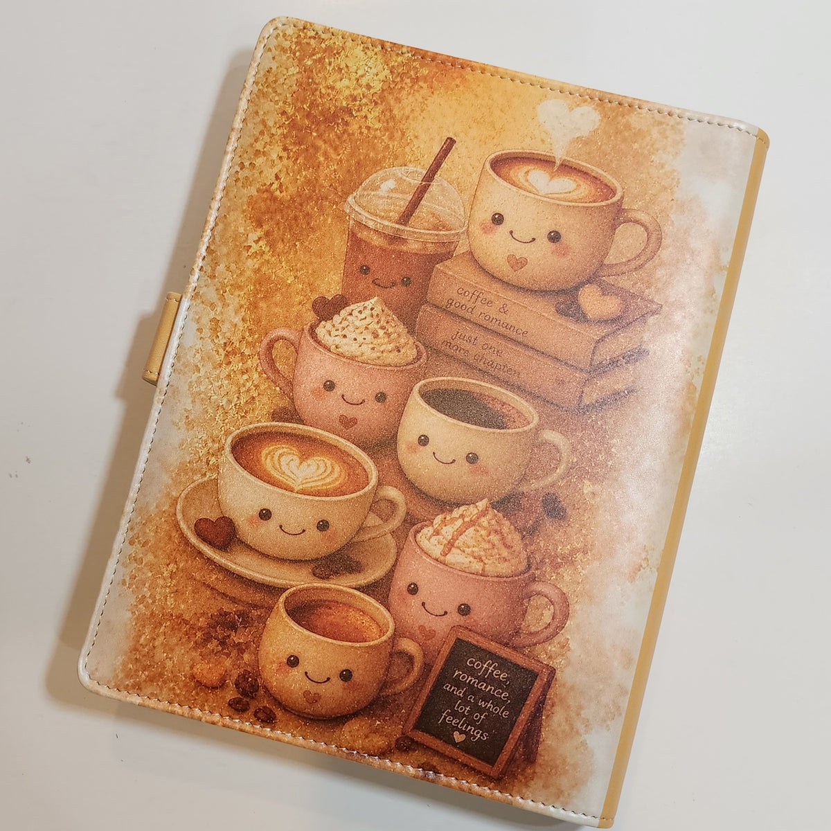 Kawaii Book & Coffee Lover - A5 Binder