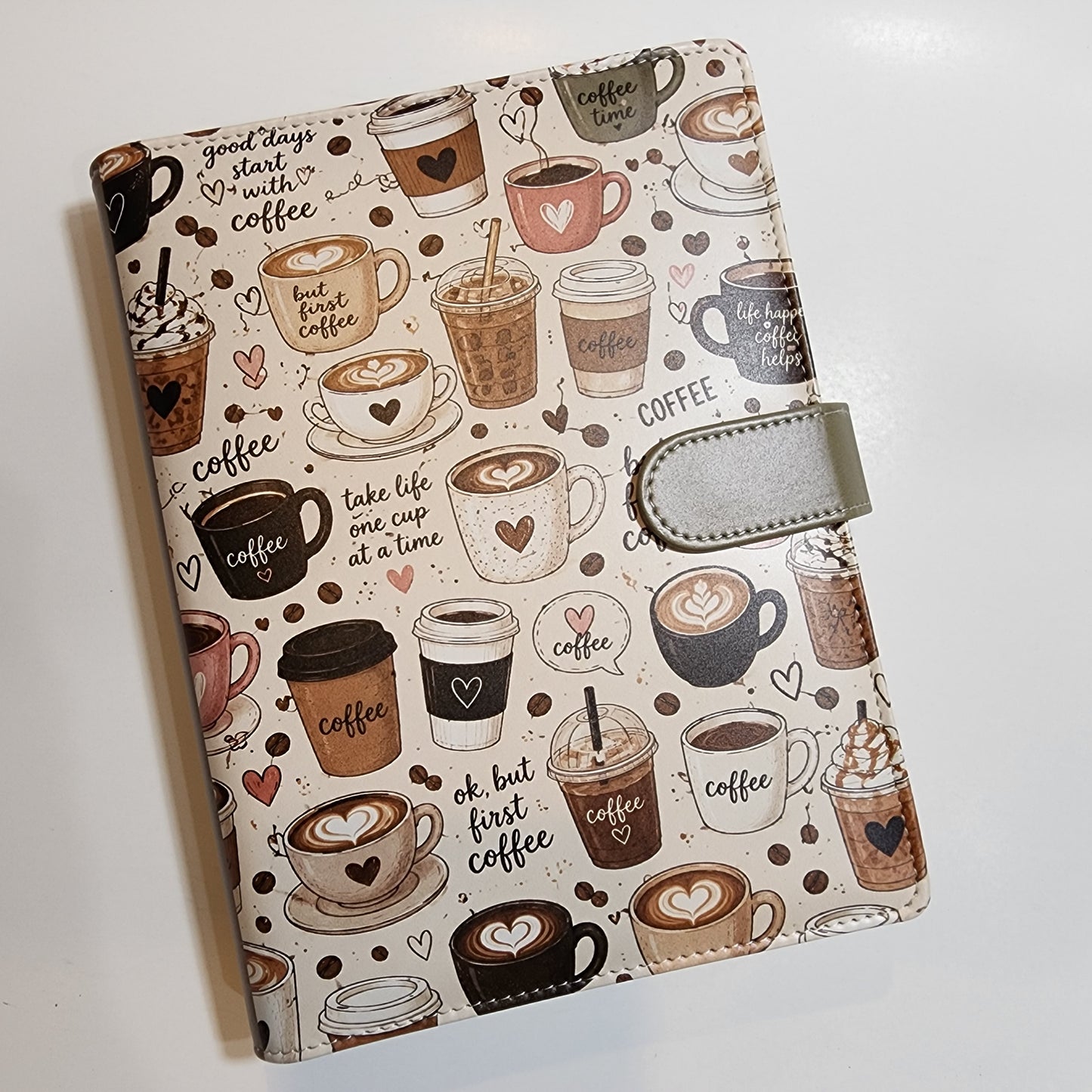 Life Happens, Coffee Helps - A5 Binder