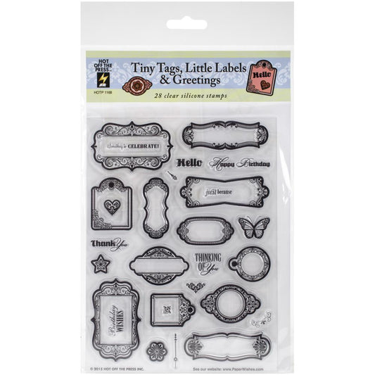 Tiny Tags, Little Labels & Greetings - Stamp & Dies