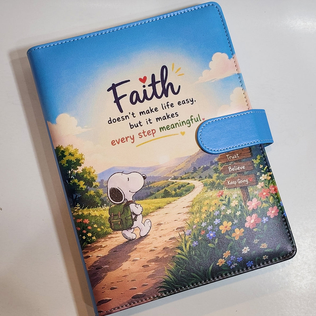 Trust. Believe. Keep Going - A5 Binder