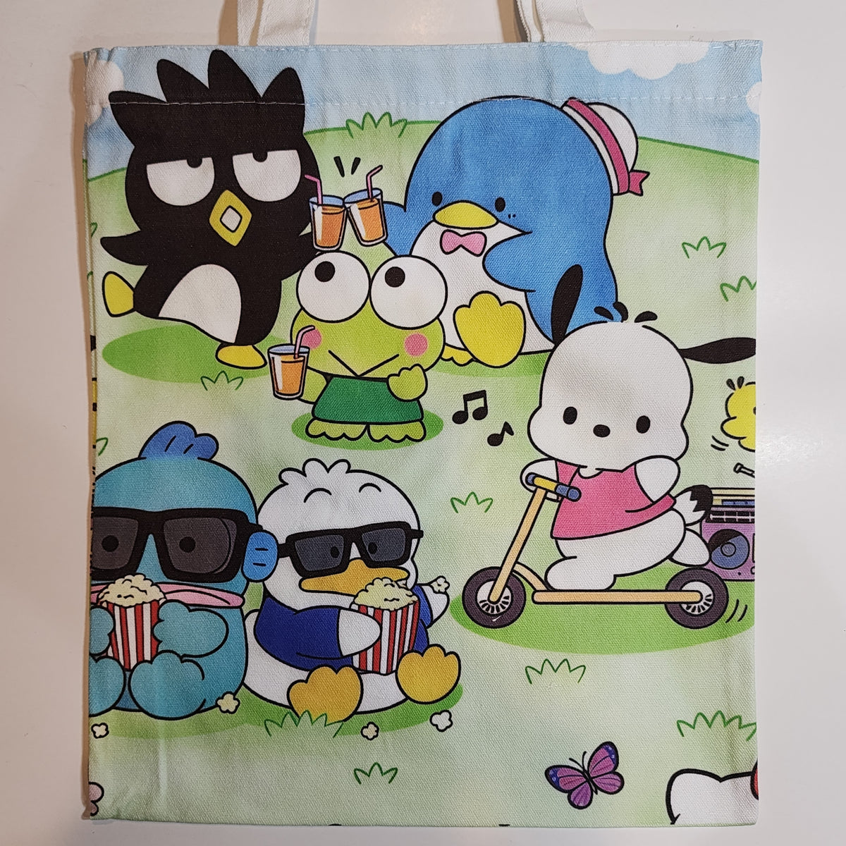 Sanrio Boys - Canvas Tote Zipper Closure