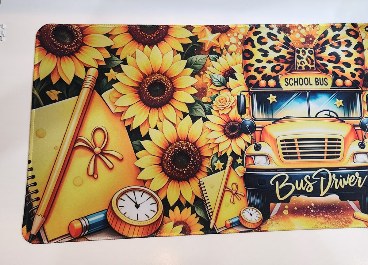 School Bus Driver Desk Pad