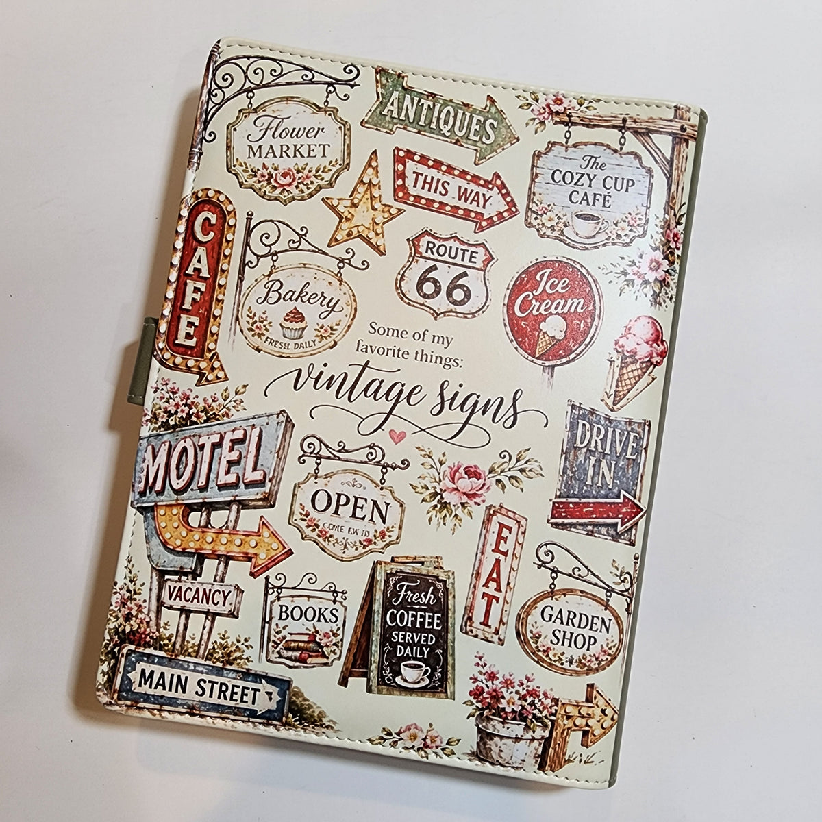 Vintage Signs - A5 Binder