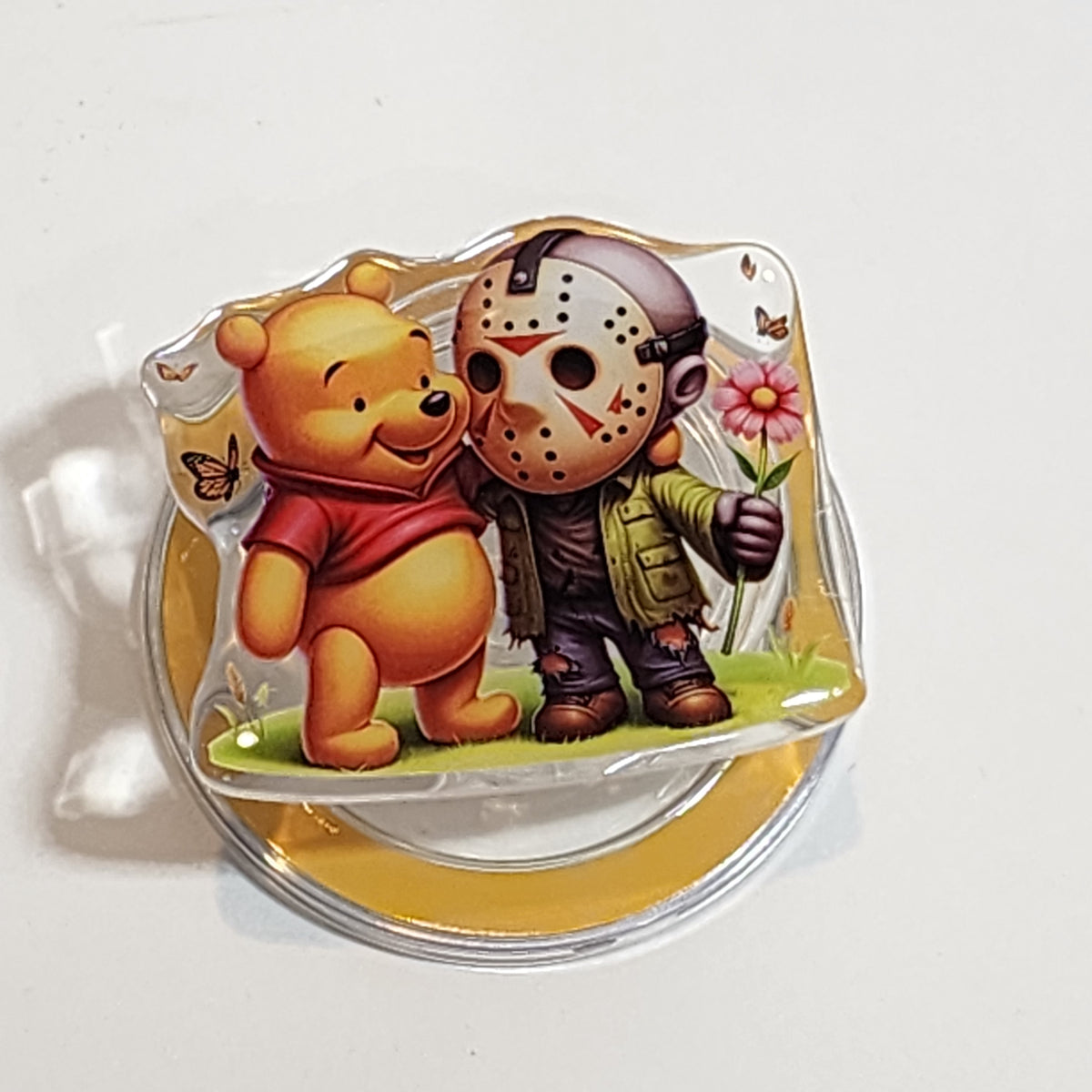 Pooh & Jason Magnetic Phone Holder