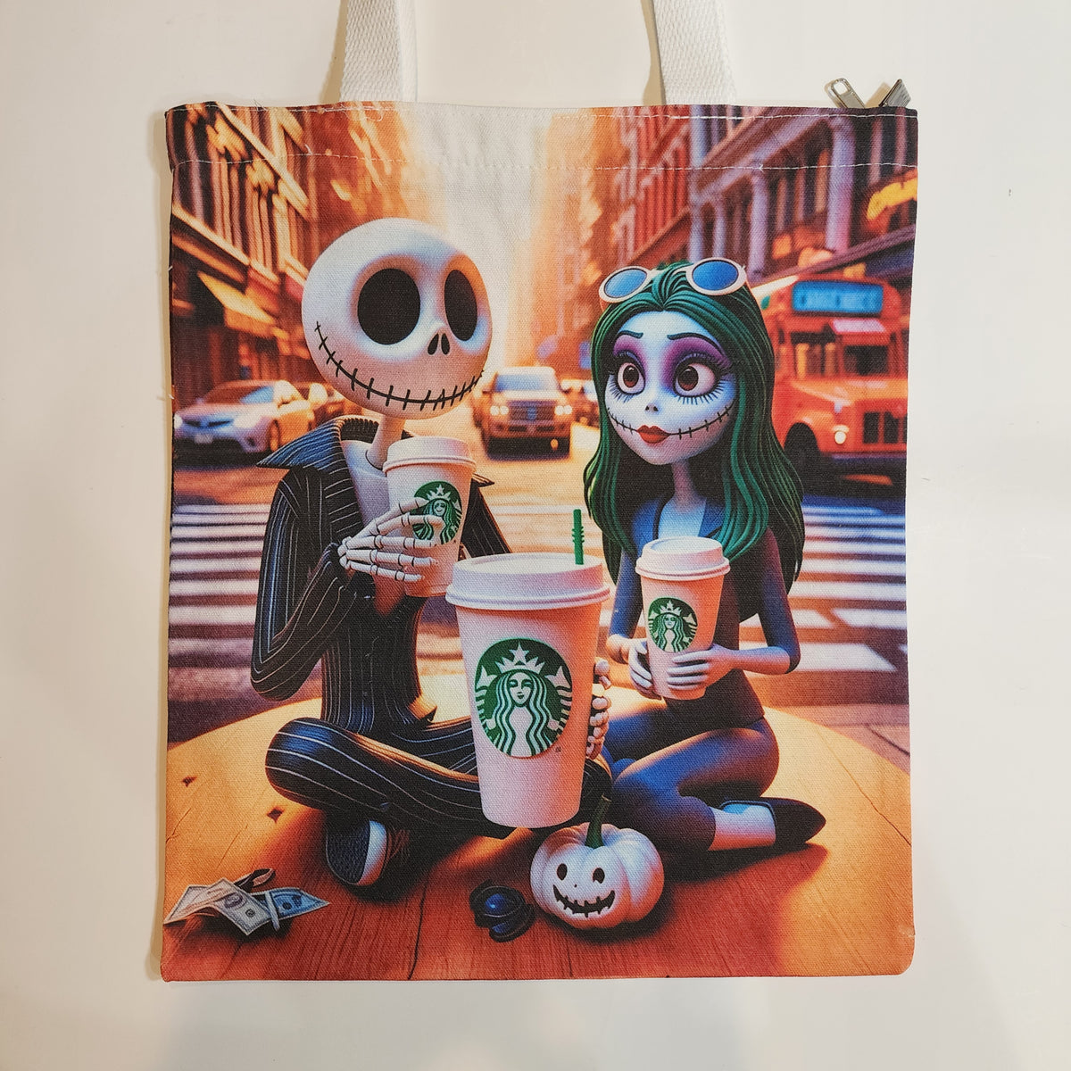 Jack & Sis - Canvas Tote Zipper Closure
