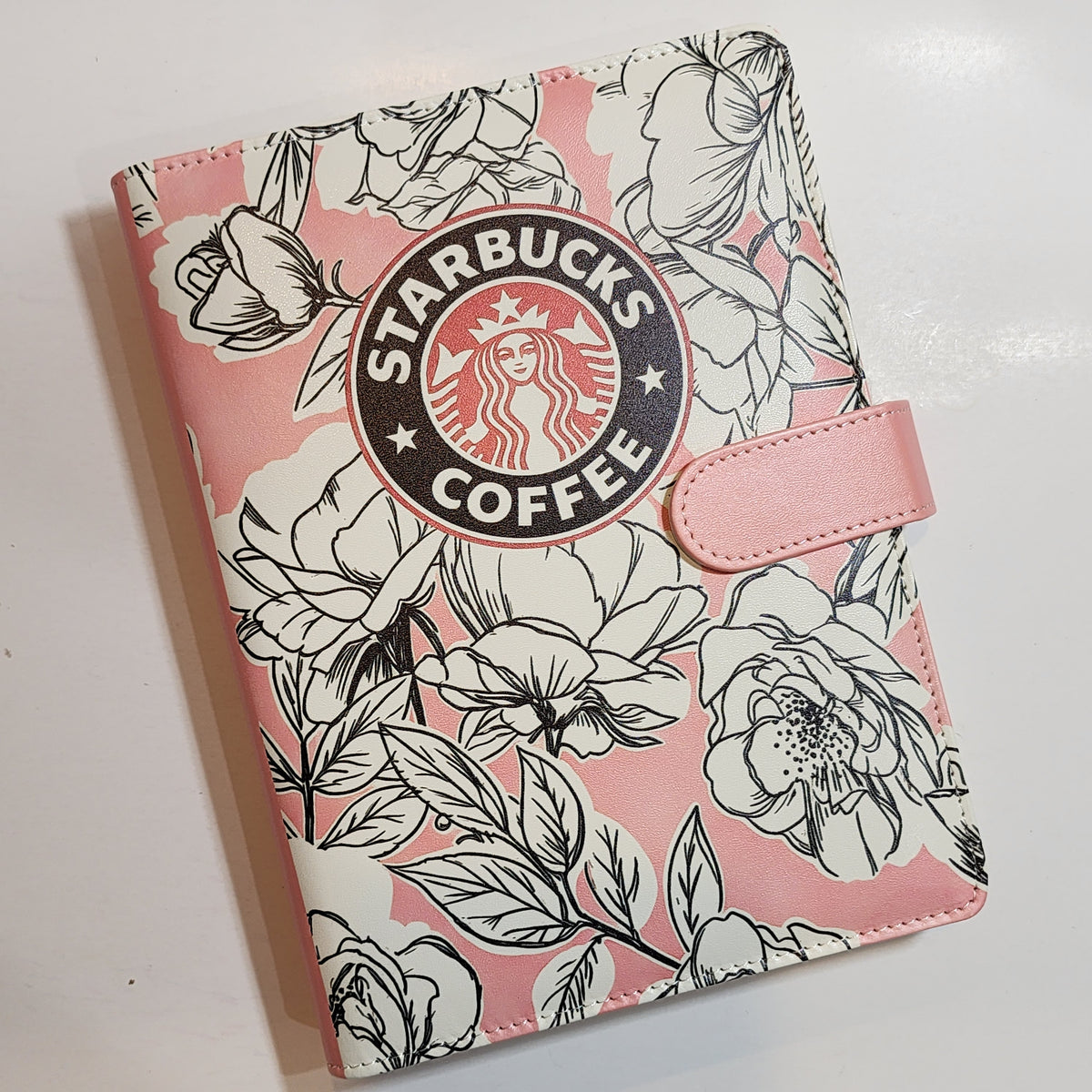 SBX Black & White Florals - A5 Binder