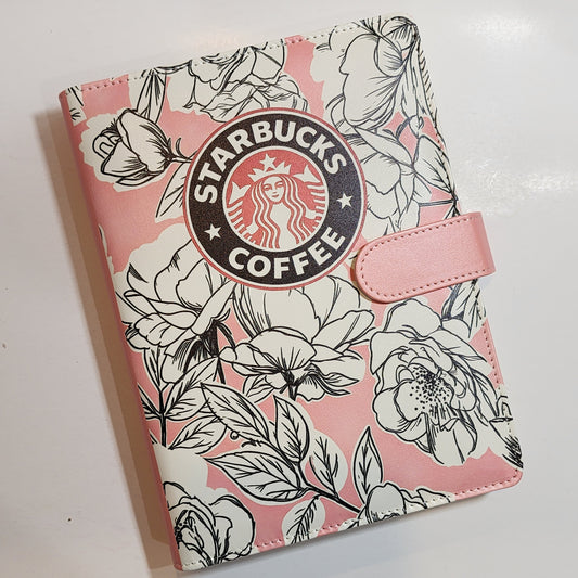 SBX Black & White Florals - A5 Binder