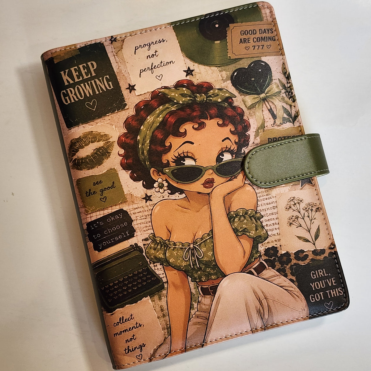 Keep Growing Betty Boop - A5 Binder