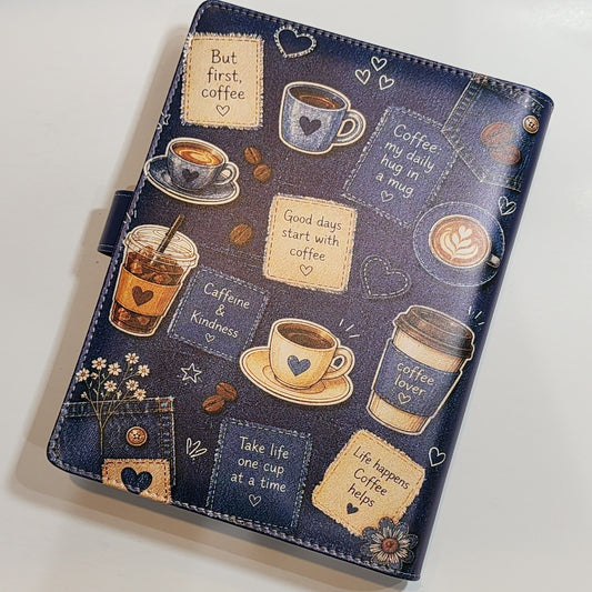 Caffeine & Kindness - A5 Binder