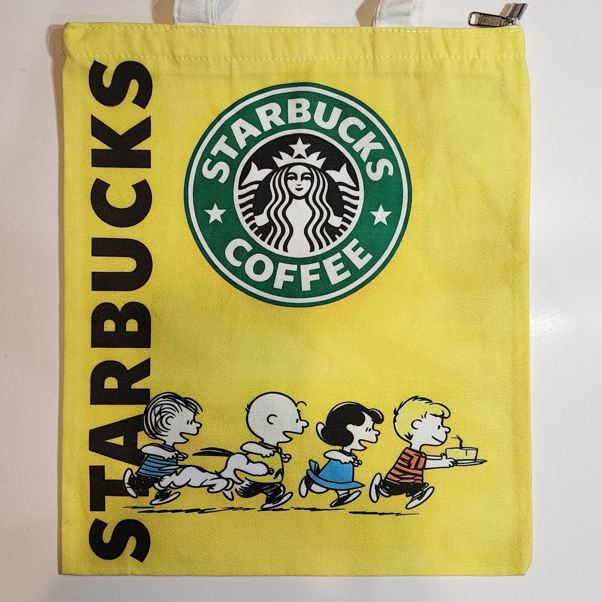 SBX + Peanuts - Canvas Tote Zipper Closure