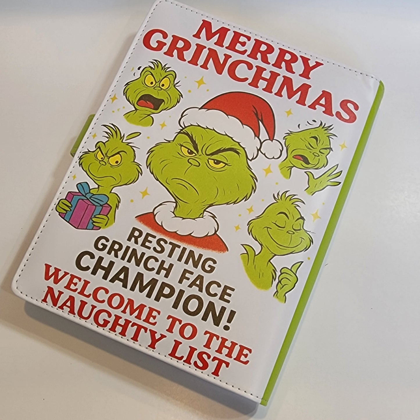 Grinch Face Champion - A5 Binder