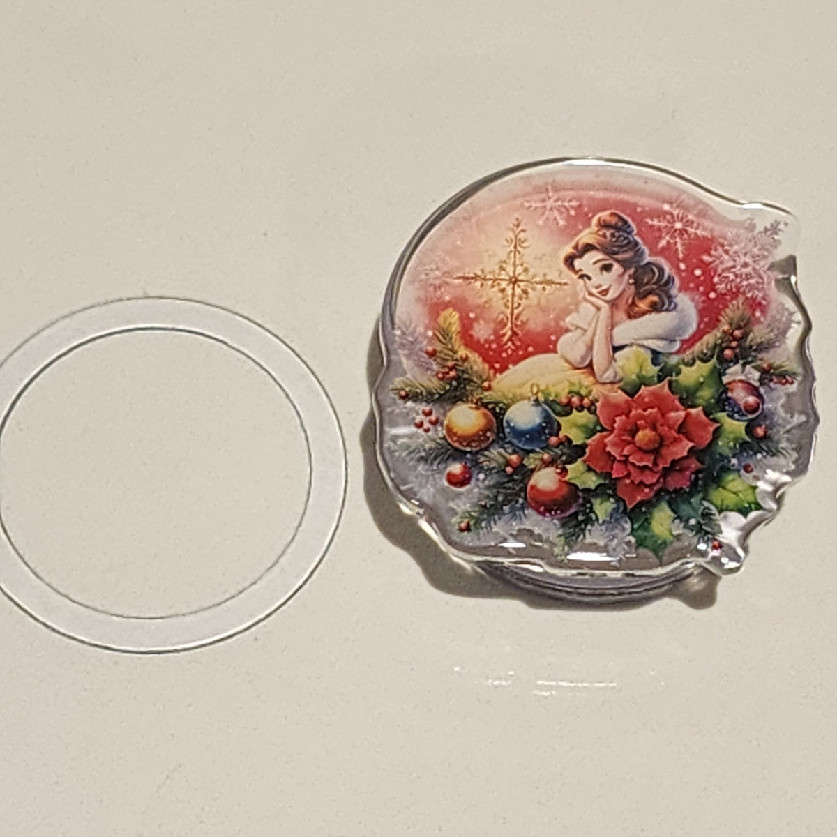 Belle Christmas Magnetic Phone Holder