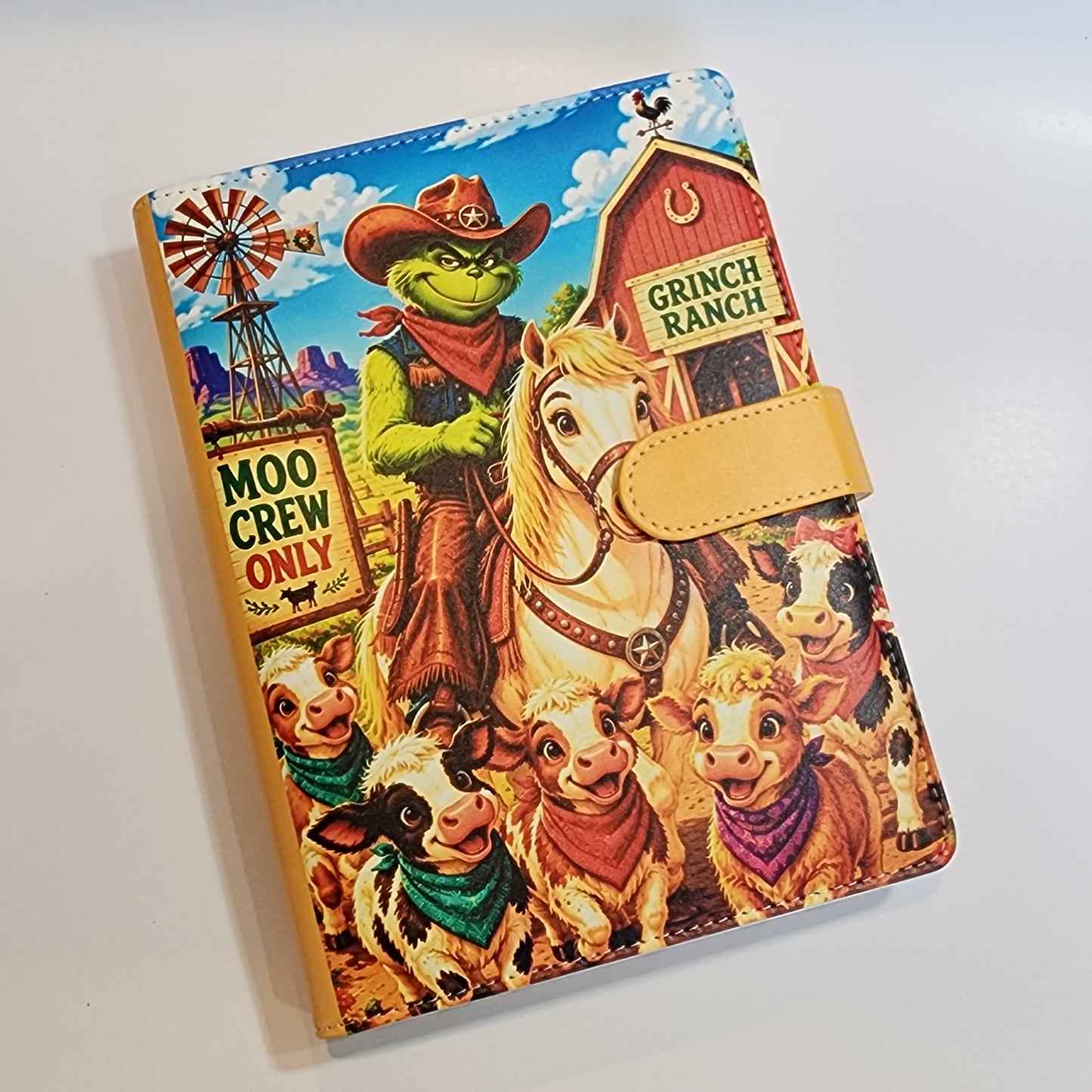 Grinch Moo Crew - A5 Binder