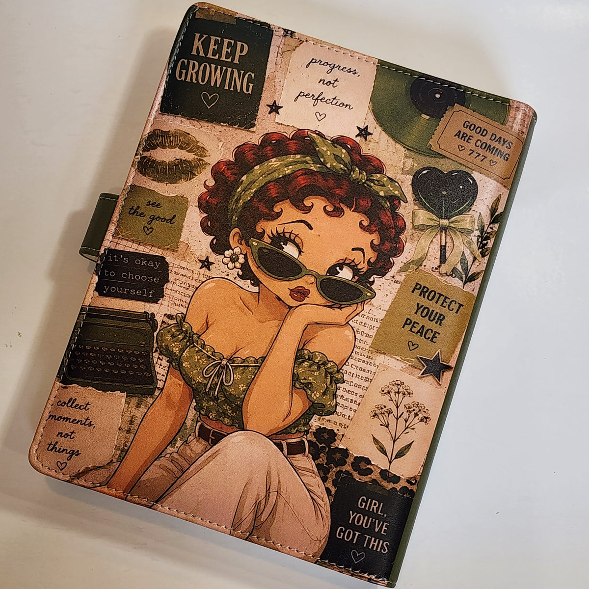 Keep Growing Betty Boop - A5 Binder