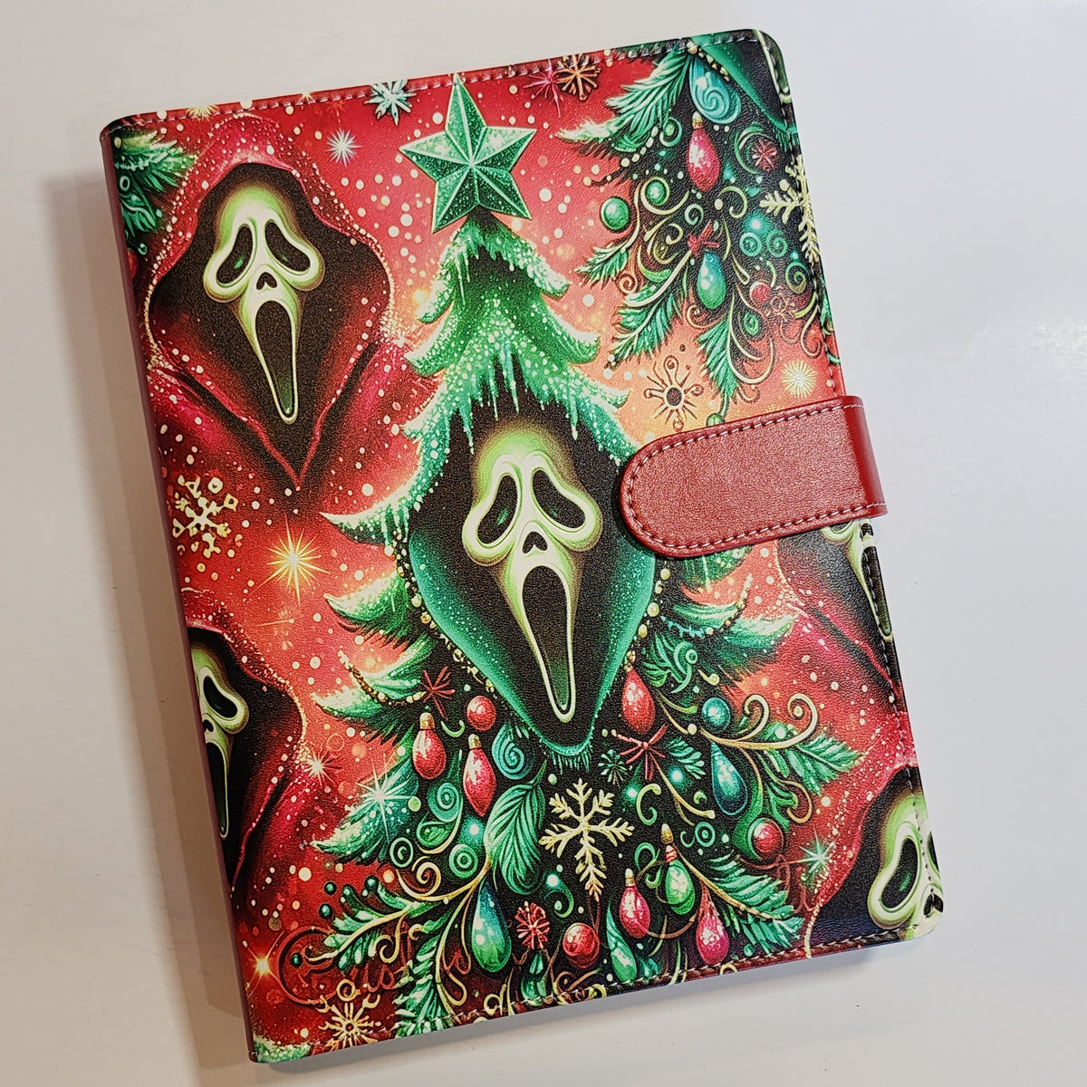 Festive Tree Ghost Face - A5 Binder