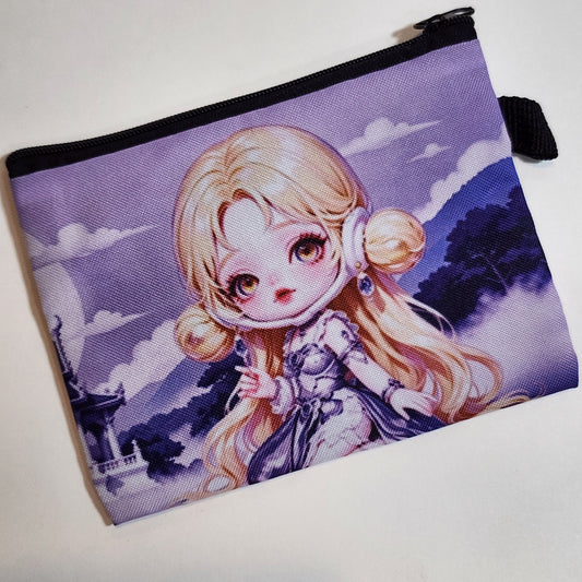 Skullpanda Pretty in Purple Accessory Pouch