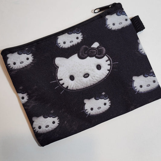 HK Black & White Accessory Pouch