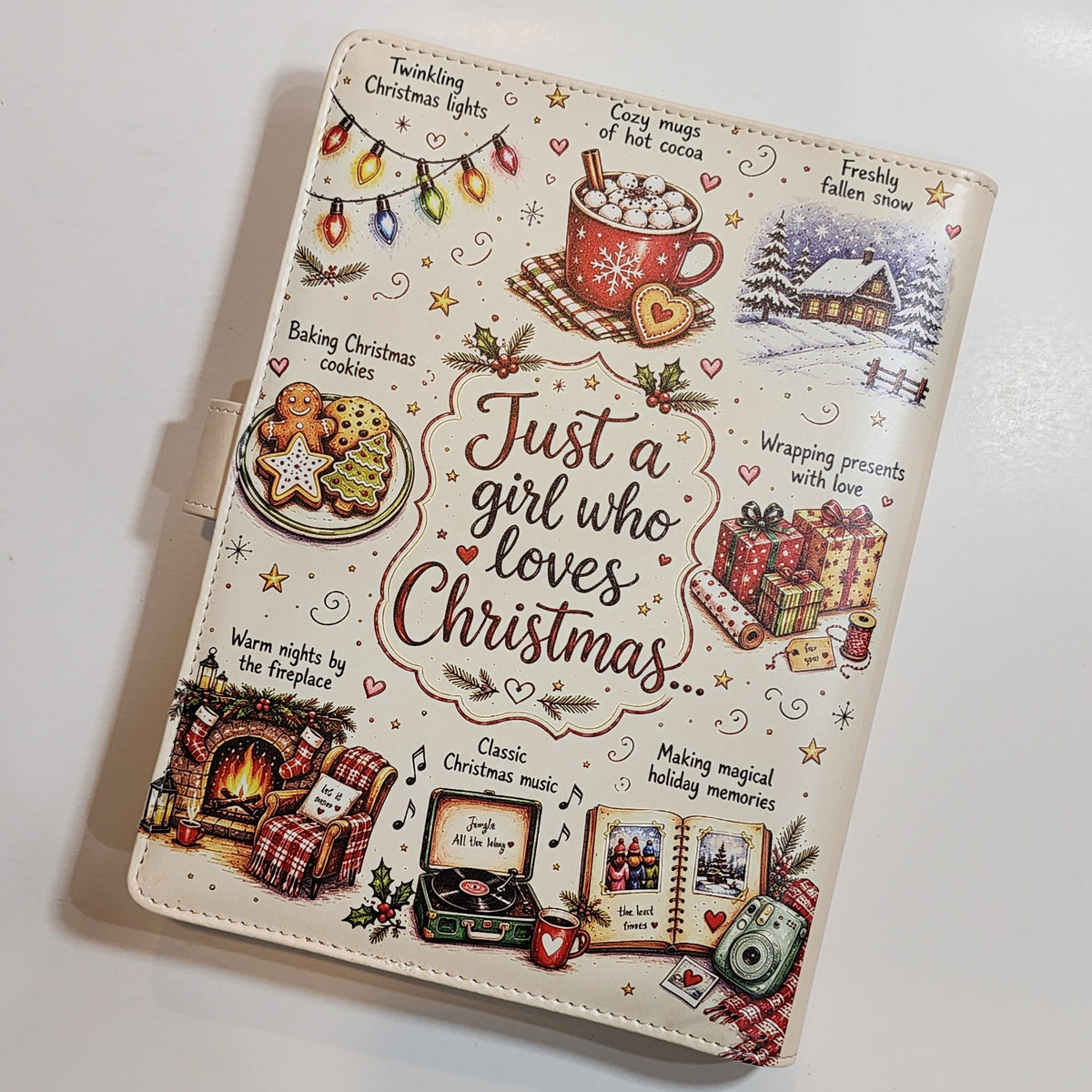 Just a Girl Who Loves Christmas - A5 Binder
