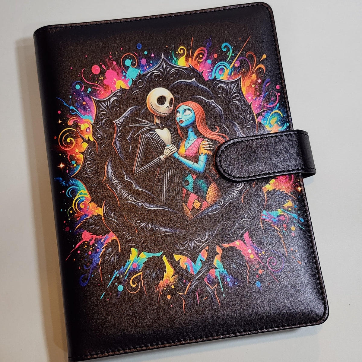 Jack & Sally Black Rose - A5 Binder