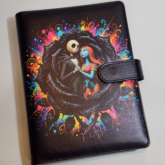 Jack & Sally Black Rose - A5 Binder