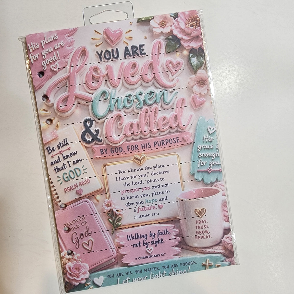 Loved, Chosen, Called - A5 Refill Paper