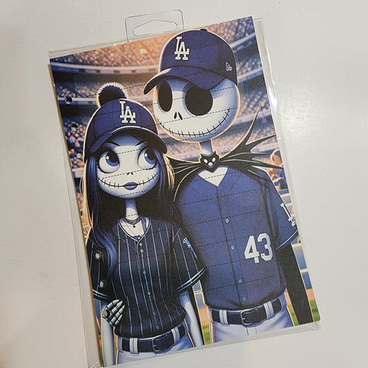Jack & Sally Dodgers - A5 Refill Paper