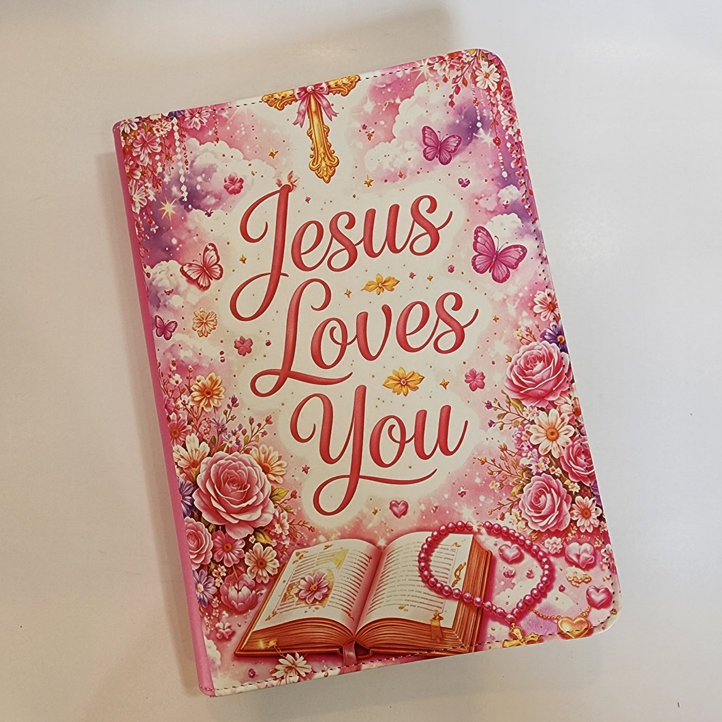 Jesus Loves You - A5 Zipper Binder