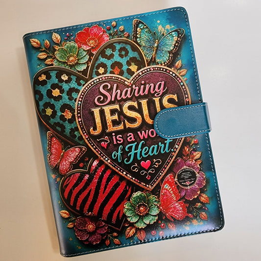 Sharing Jesus is a Work of Heart - A5 Binder