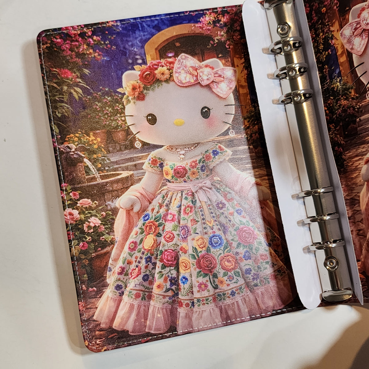 HK Floral Dress - A5 Binder