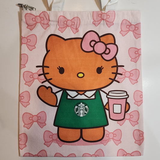 SBX HK Barista - Canvas Tote Zipper Closure