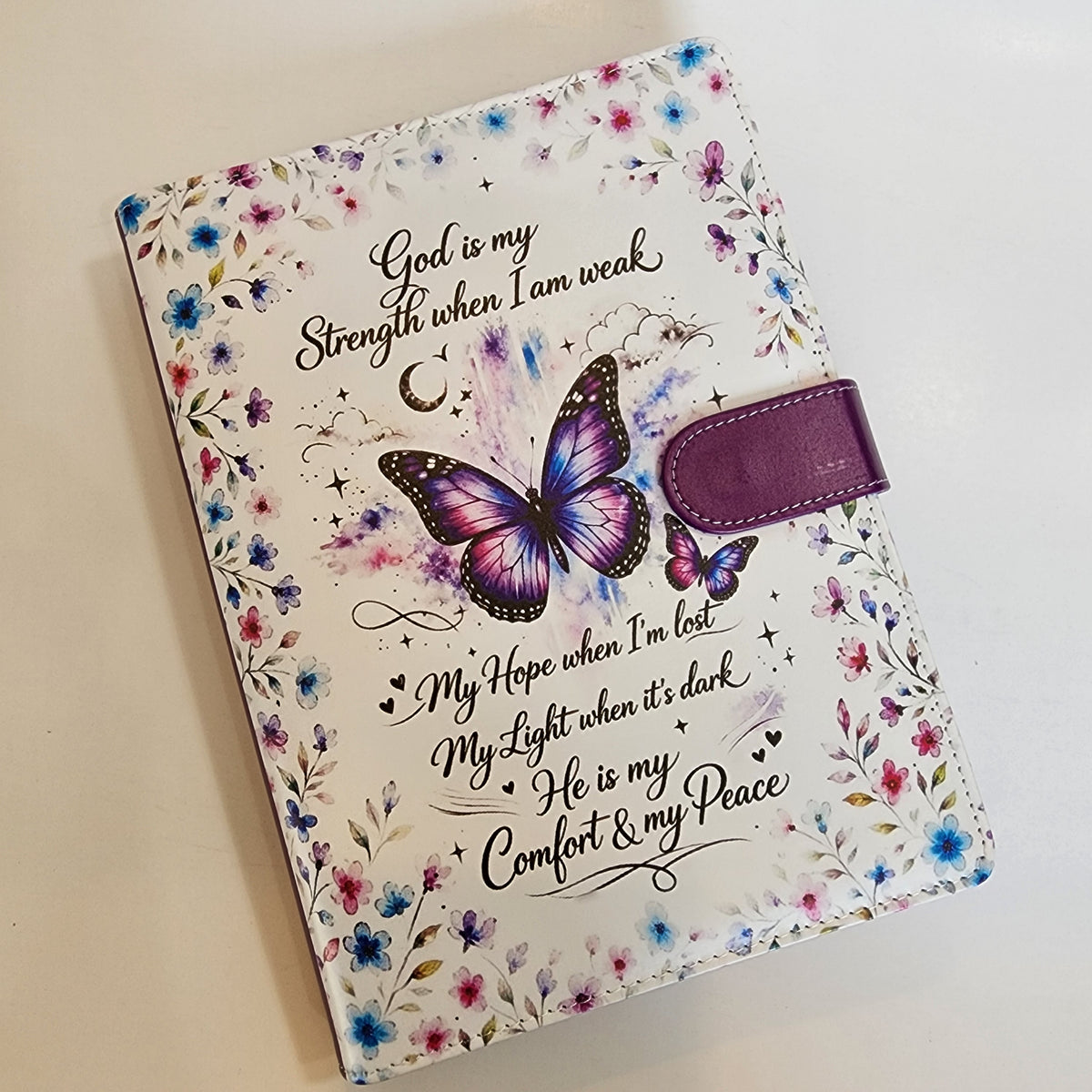 God is My Strength - A5 Binder