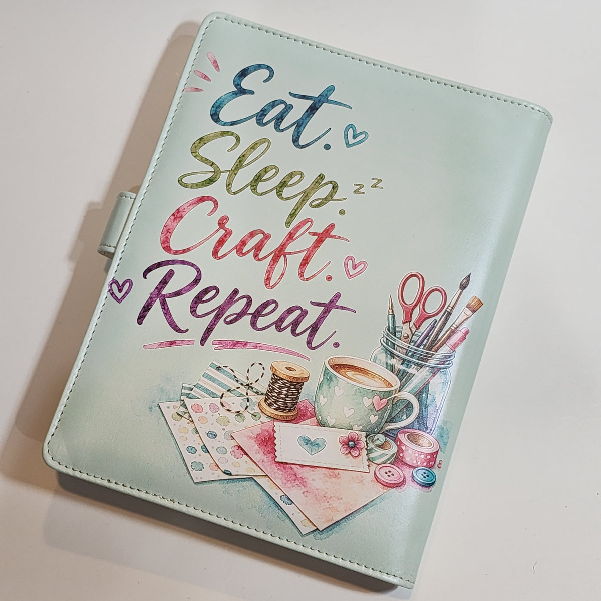 Eat Sleep Craft Repeat - A5 Binder