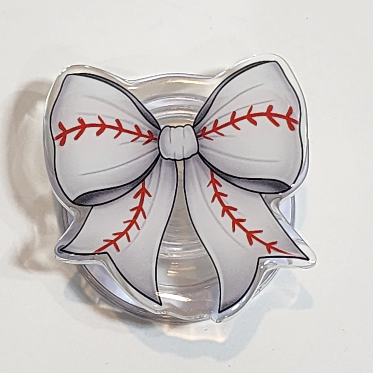 Baseball Bow Magnetic Phone Holder