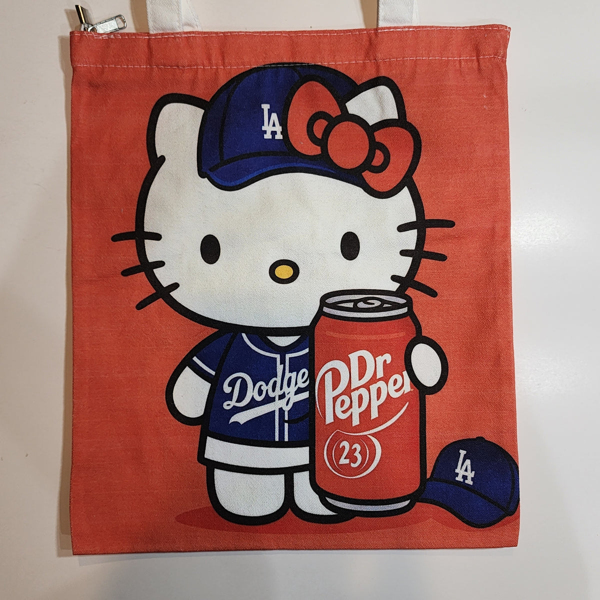HK L.A. Soft Drink  - Canvas Tote Zipper Closure