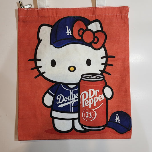 HK L.A. Soft Drink  - Canvas Tote Zipper Closure
