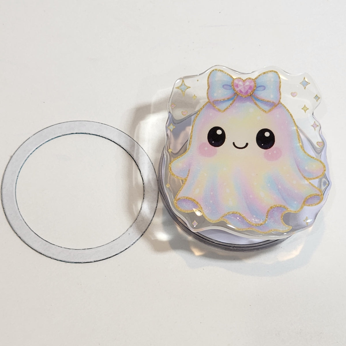 Girl Ghostie Magnetic Phone Holder