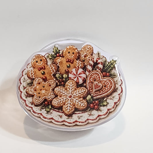 Gingerbread Cookies Magnetic Phone Holder