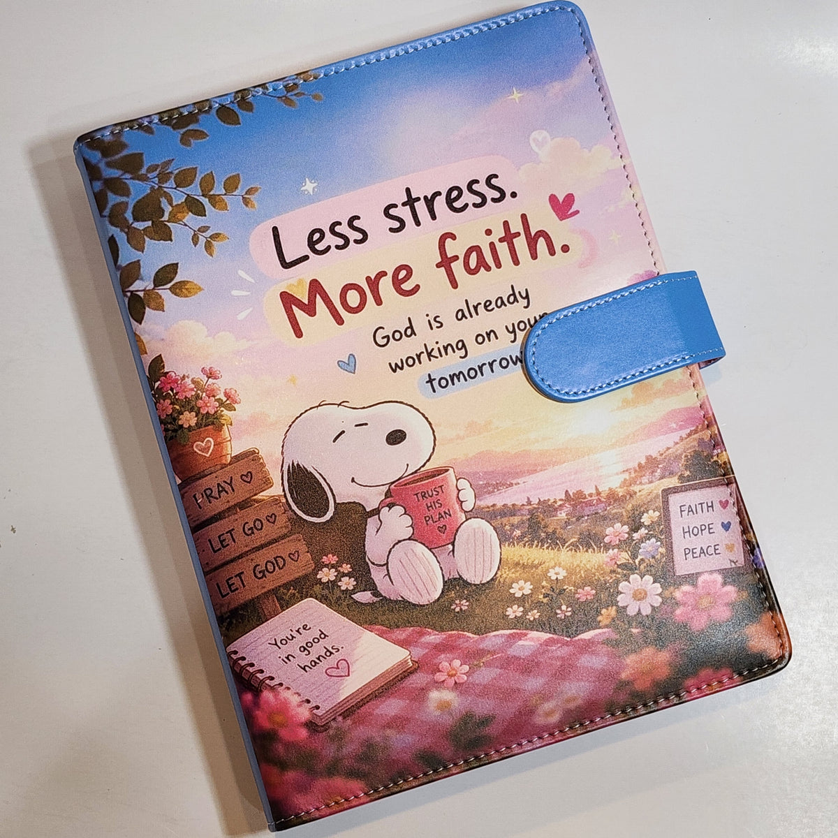 Less Stress, More Faith - A5 Binder