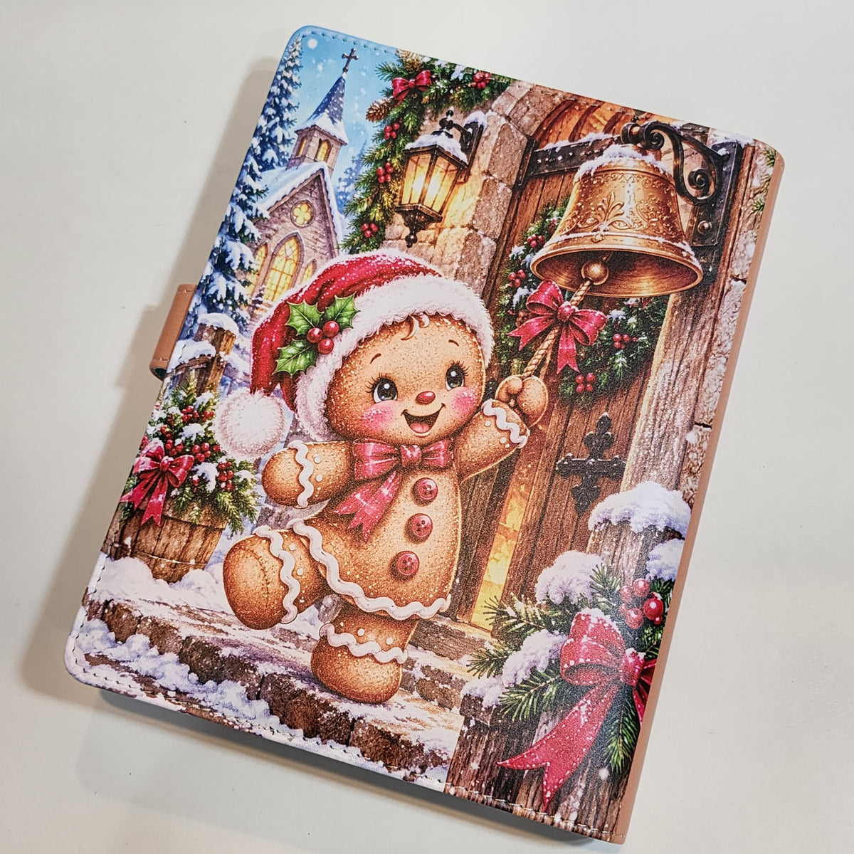 Gingerbread Church Bell - A5 Binder