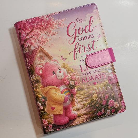 God Comes First (Care Bears) - A5 Binder