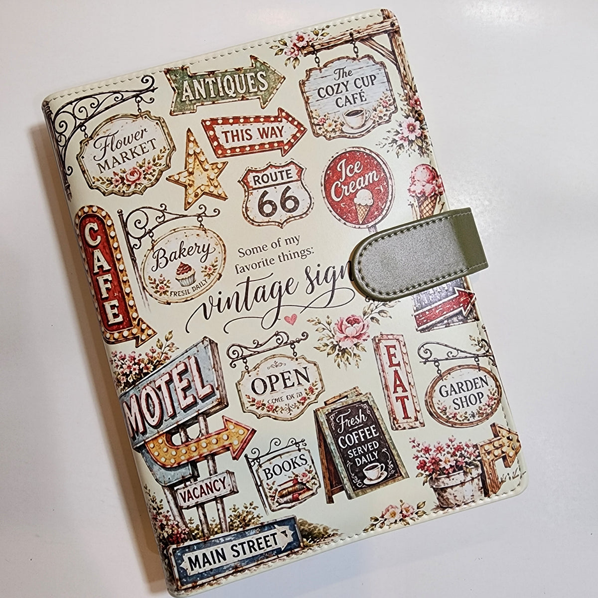 Vintage Signs - A5 Binder