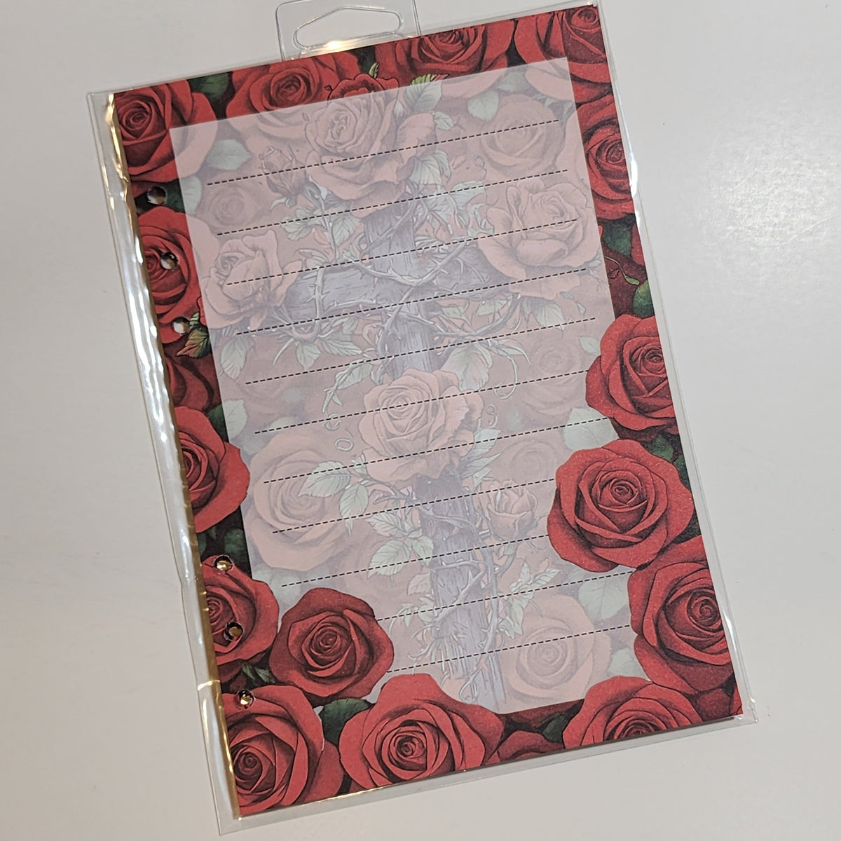 Cross Roses - A5 Refill Paper