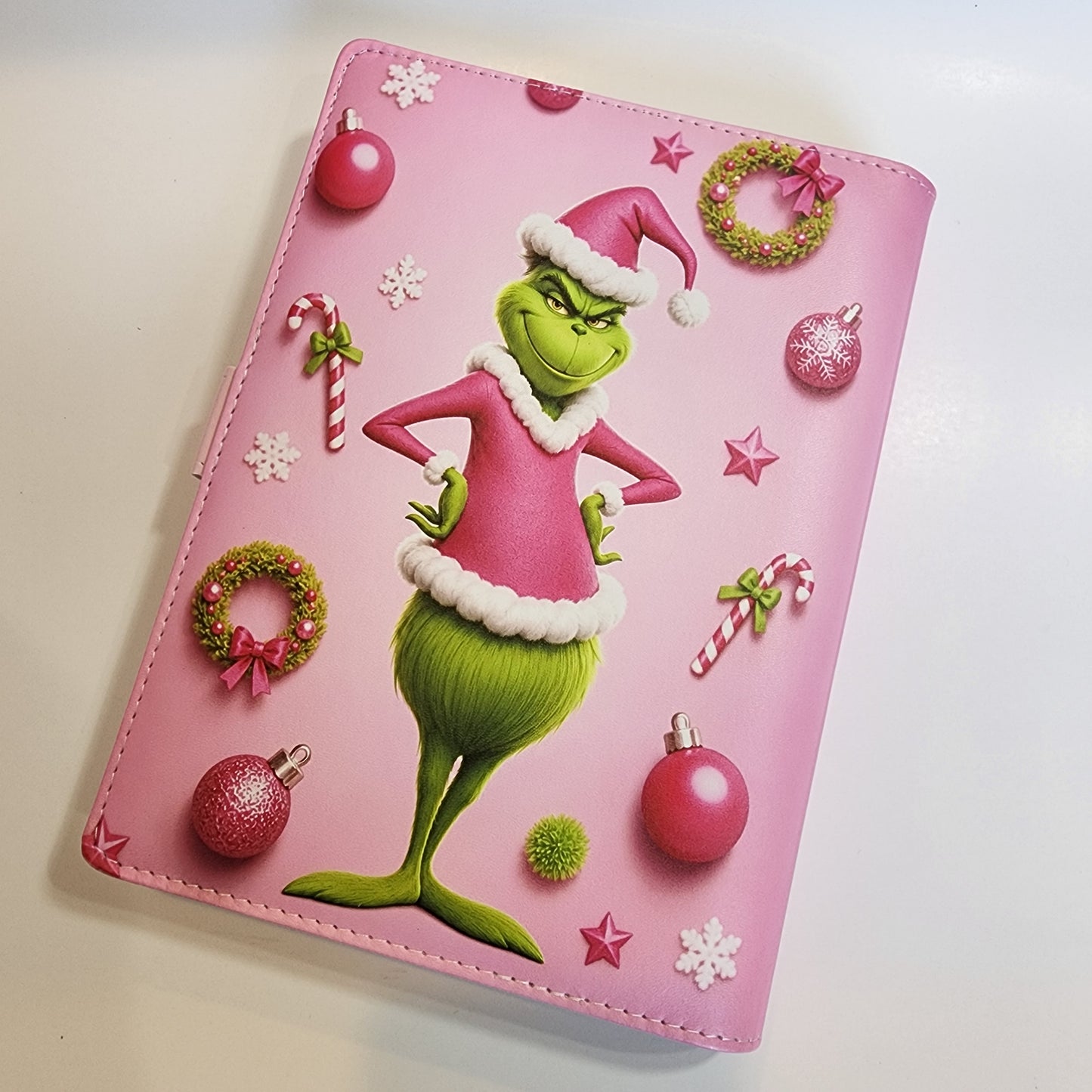 Pink Grinchmas - A5 Binder