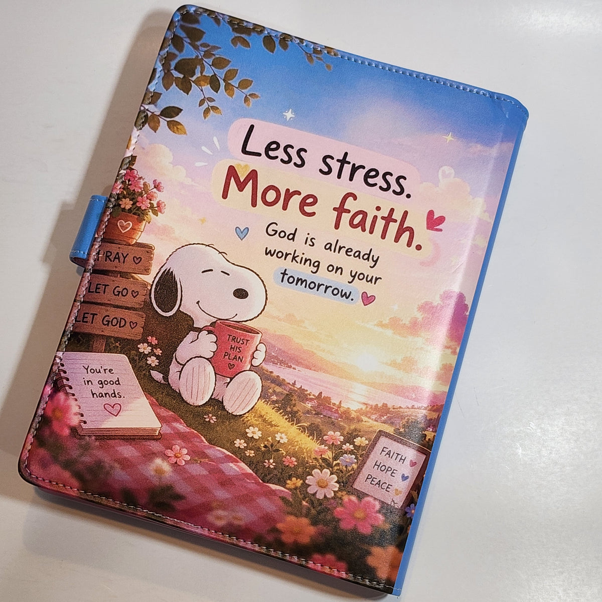 Less Stress, More Faith - A5 Binder