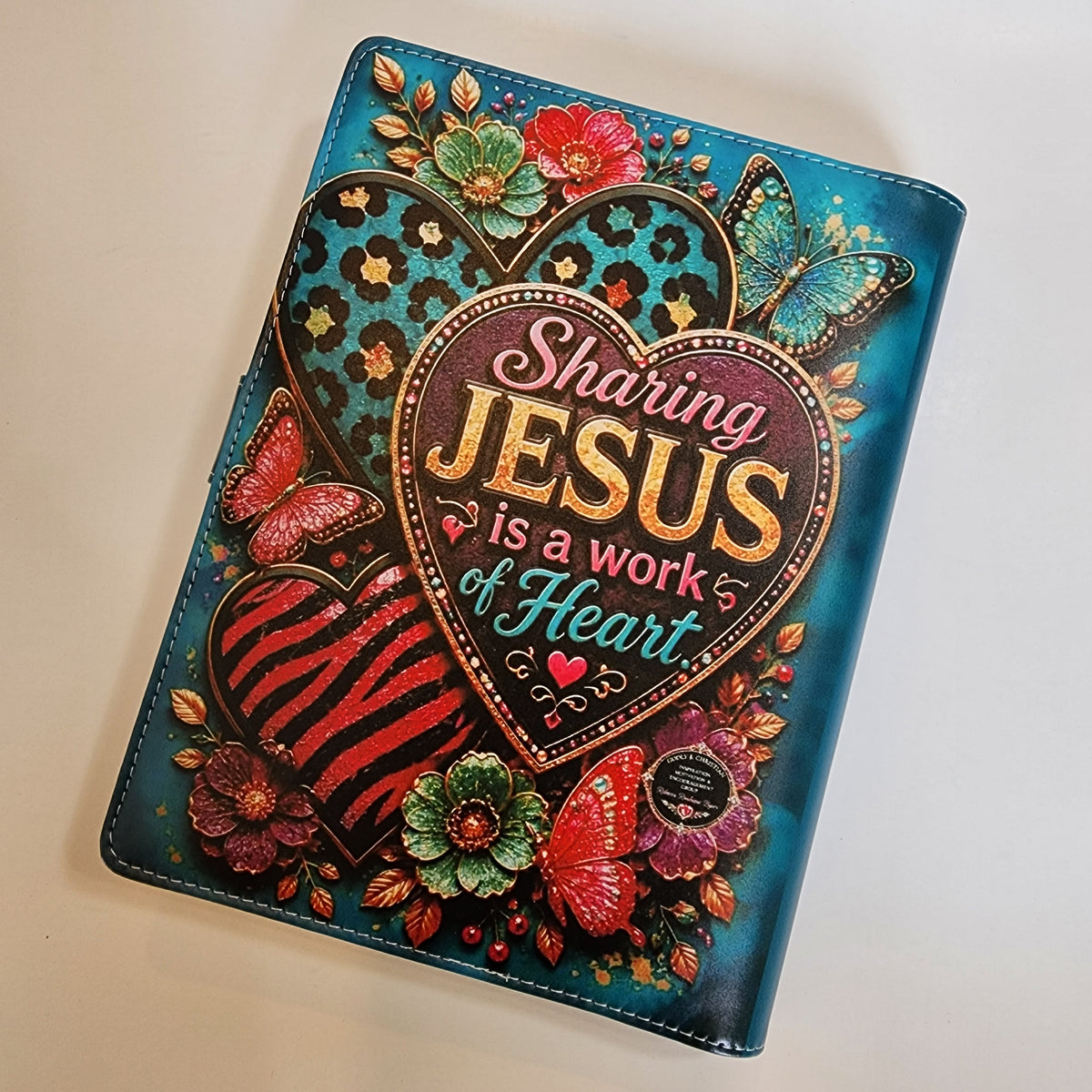 Sharing Jesus is a Work of Heart - A5 Binder