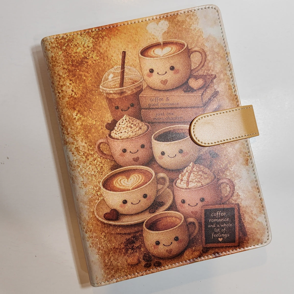 Kawaii Book & Coffee Lover - A5 Binder