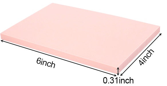 Rubber Stamping Block - Pink