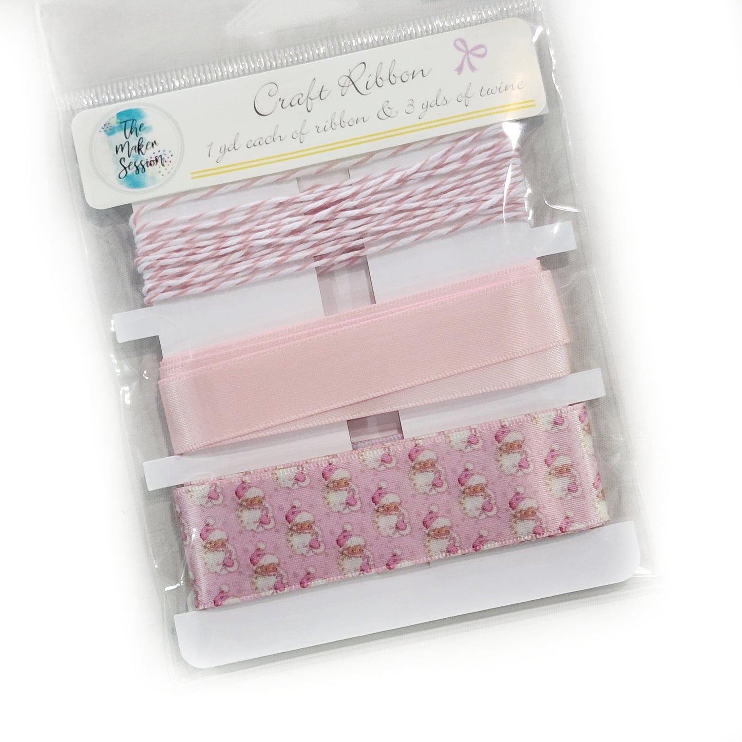 Pink Santa Ribbon Pack
